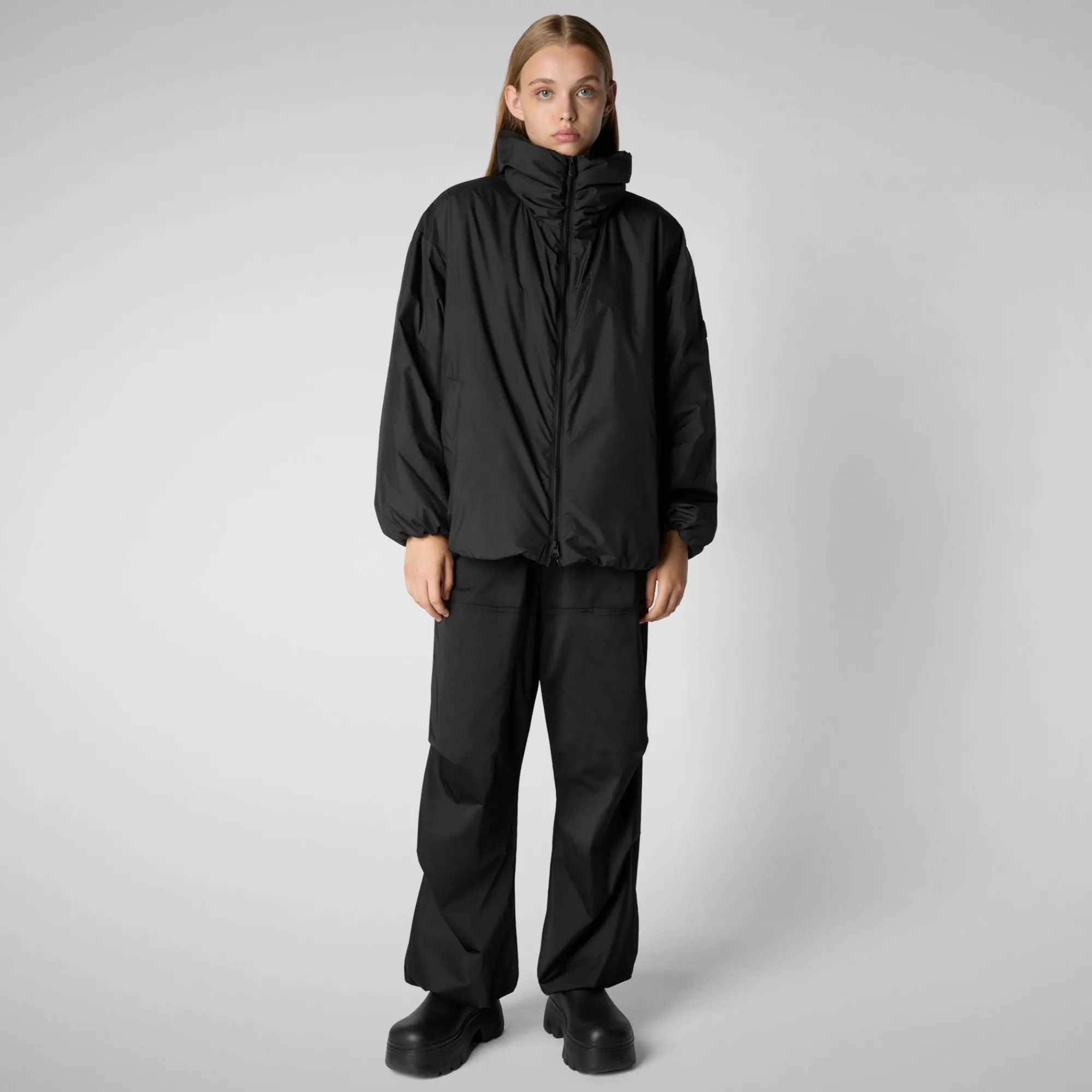 Hot Save The Duck Women's jacket Cissy in Black