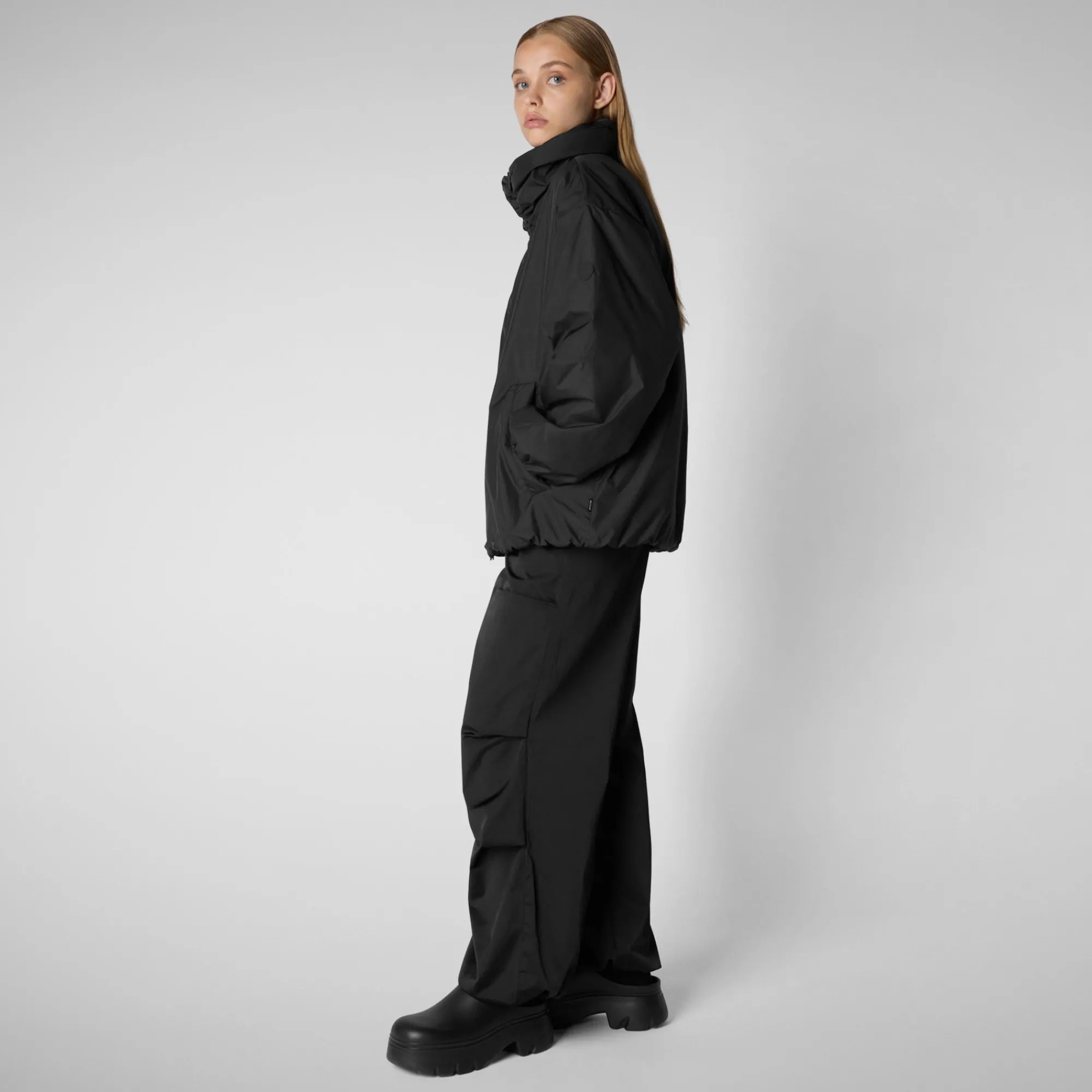 Hot Save The Duck Women's jacket Cissy in Black
