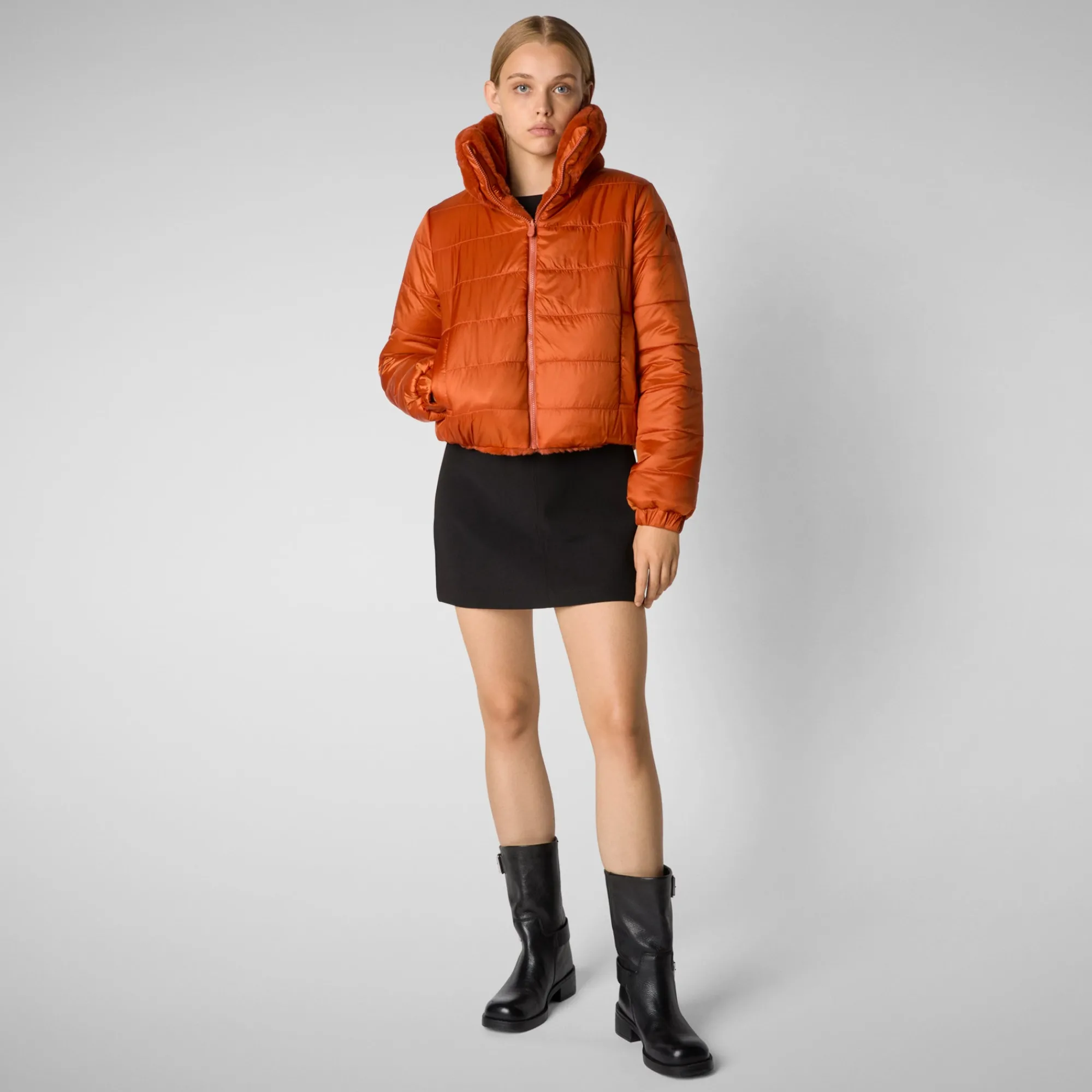 Flash Sale Save The Duck Women's jacket kina in maple orange MapleOrange