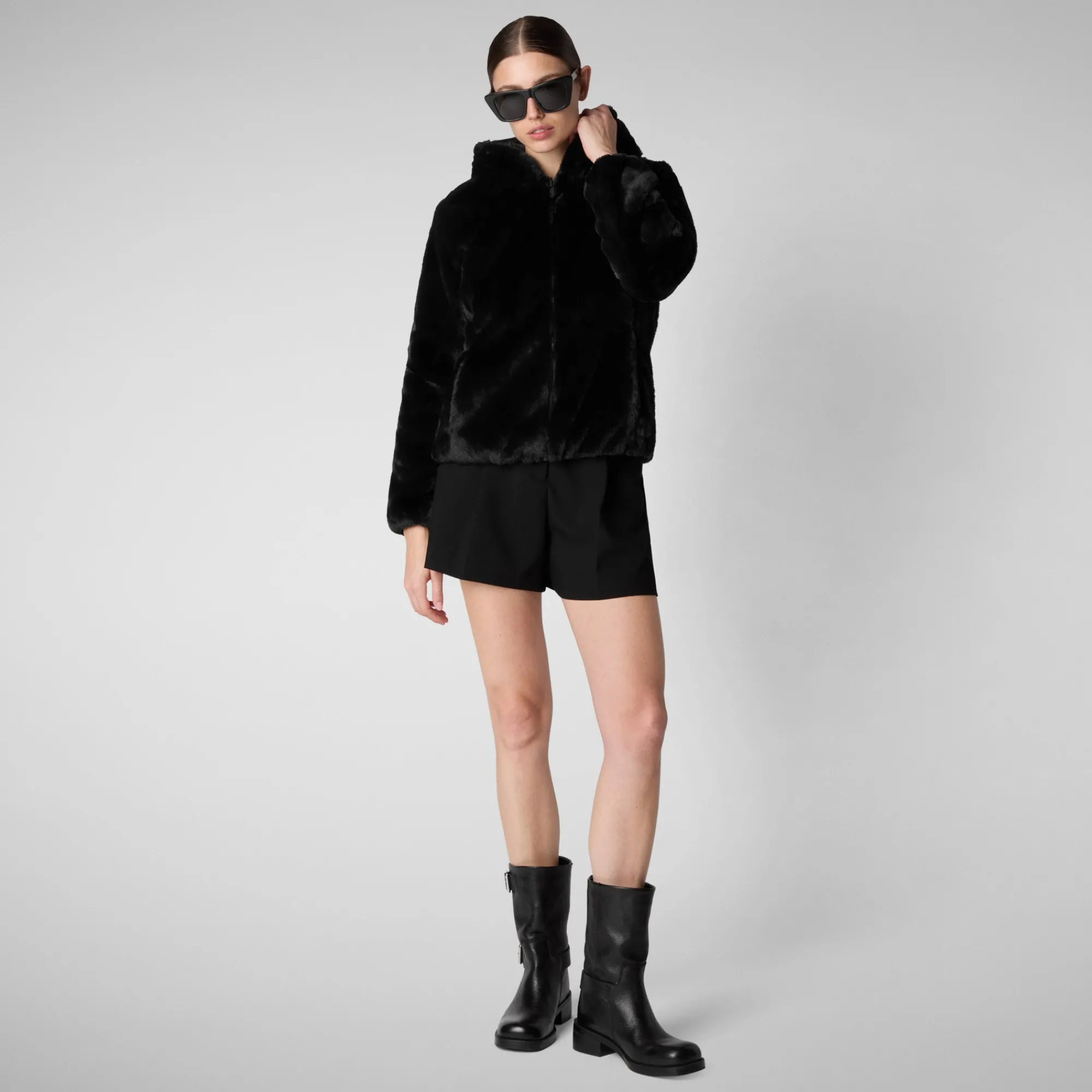 womens_jacket_laila_in_black_4-1.webp Best Sale Save The Duck Women's jacket Laila in Black