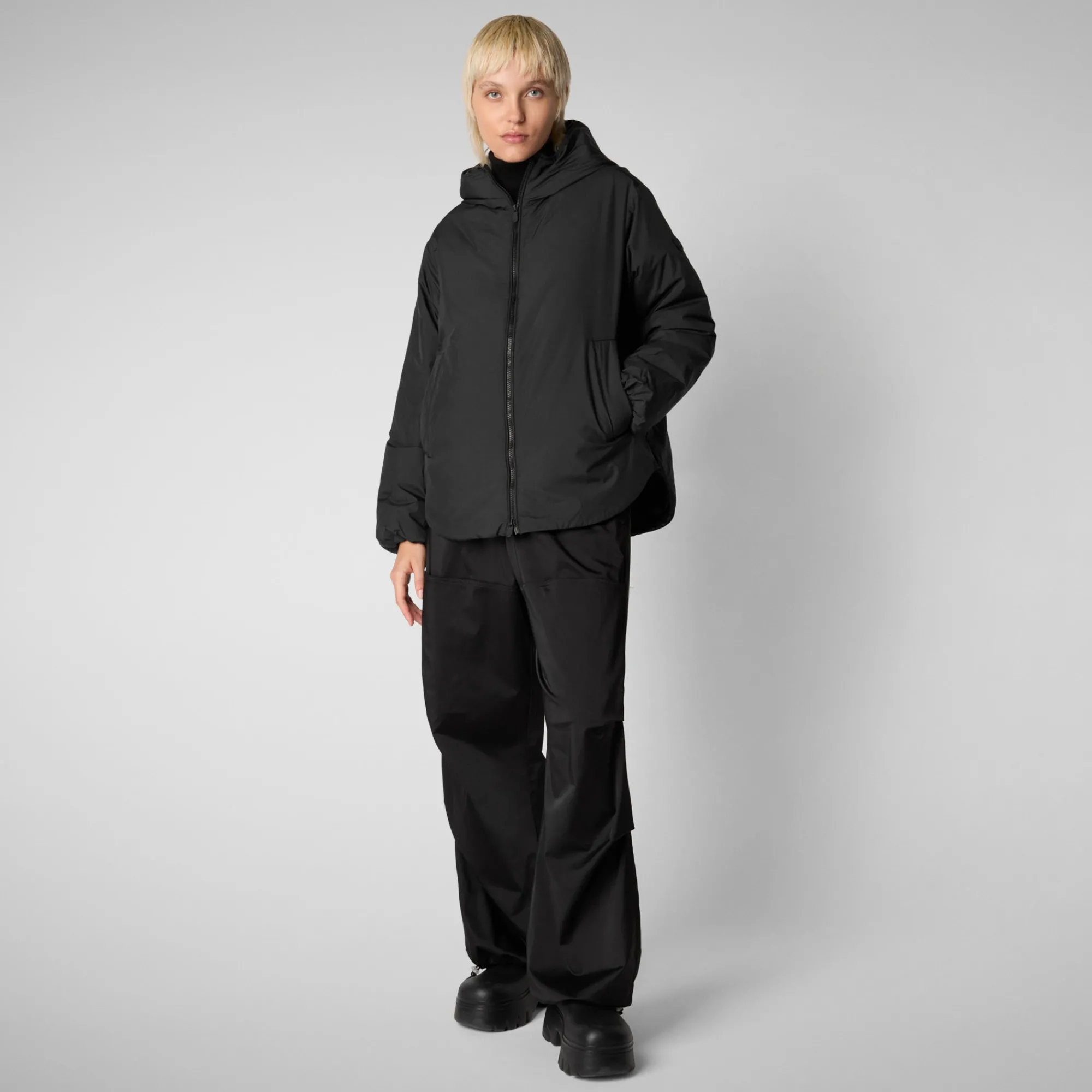 Sale Save The Duck Women's jacket Niaz in Black