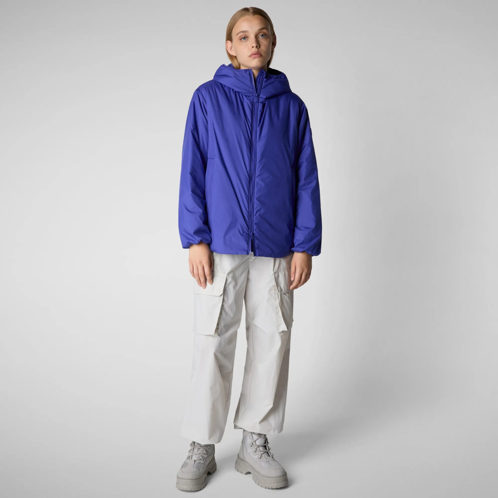 Online Save The Duck Women's jacket Niaz in gentian blue GentianBlue
