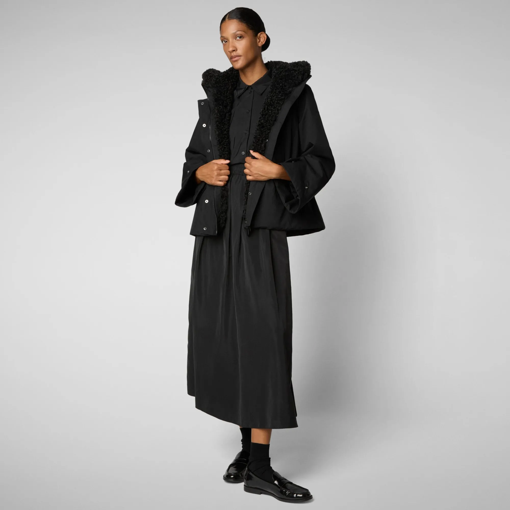 Sale Save The Duck Women's jacket Oriane in Black