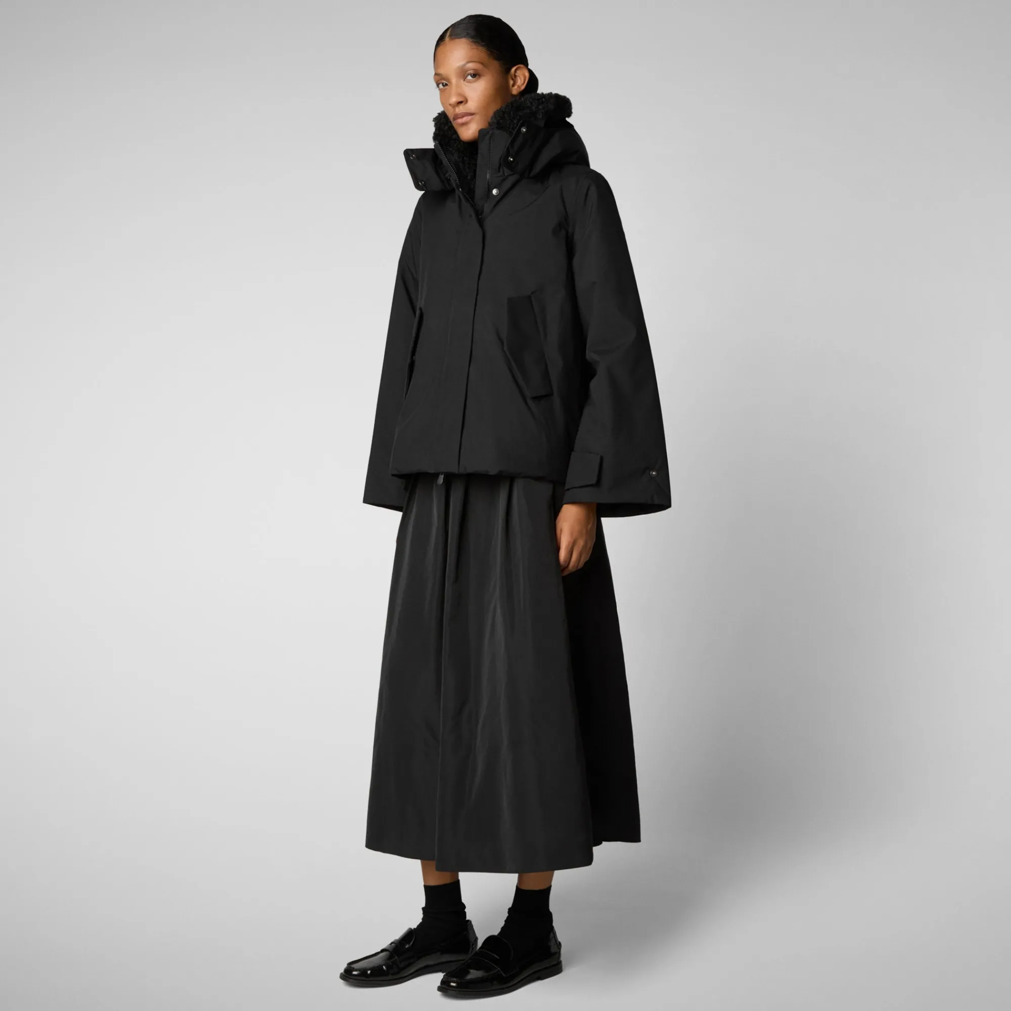 Sale Save The Duck Women's jacket Oriane in Black