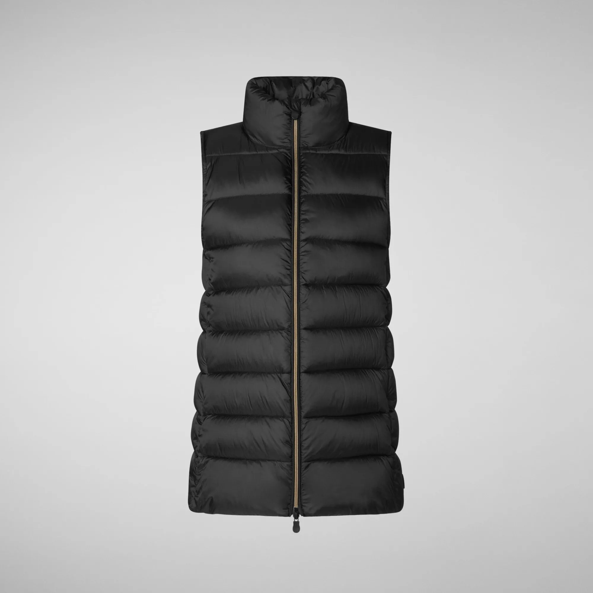 womens_quilted_vest_coral_in_black_3-1.webp Clearance Save The Duck Women's quilted vest Coral in Black