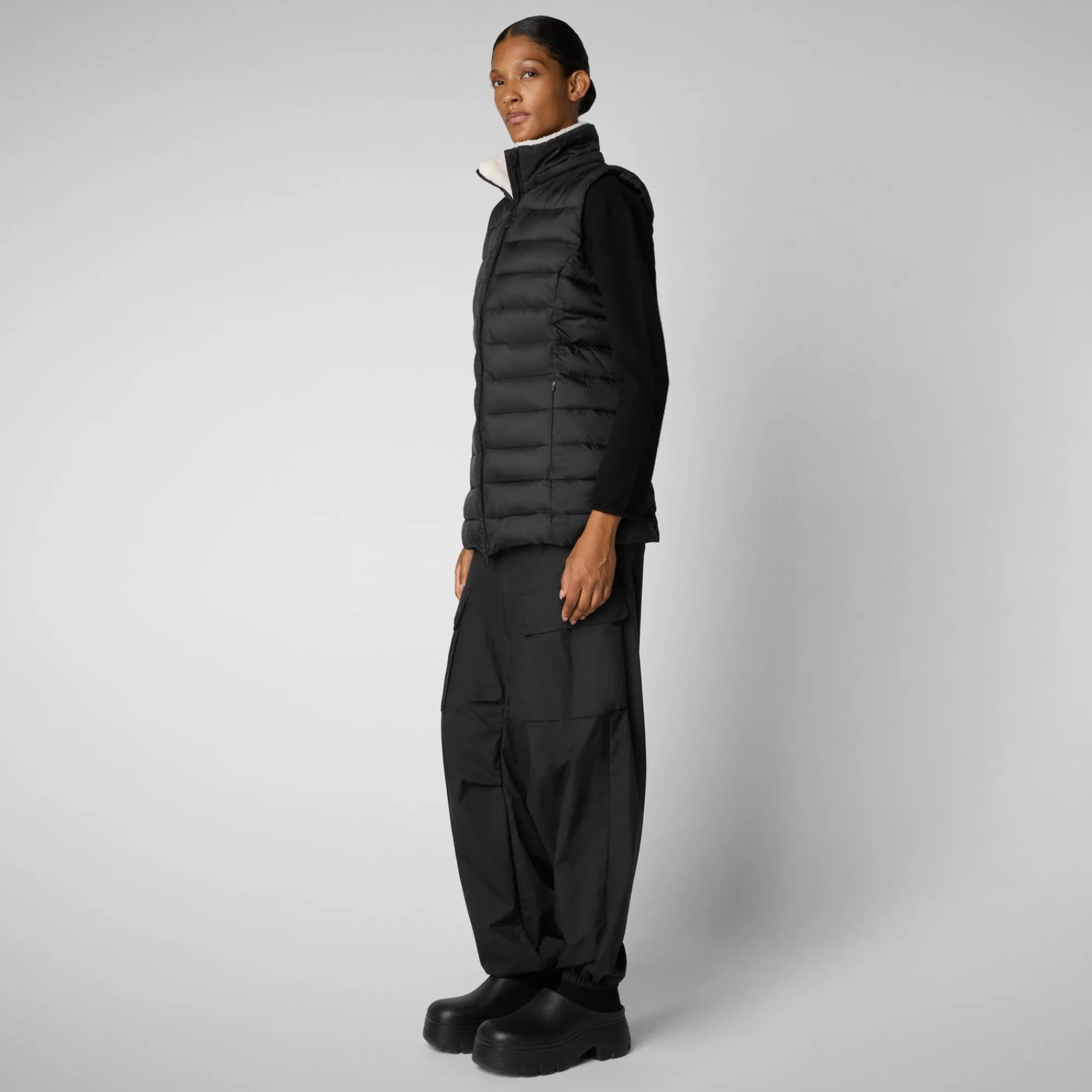 New Save The Duck Women's vest norah in Black