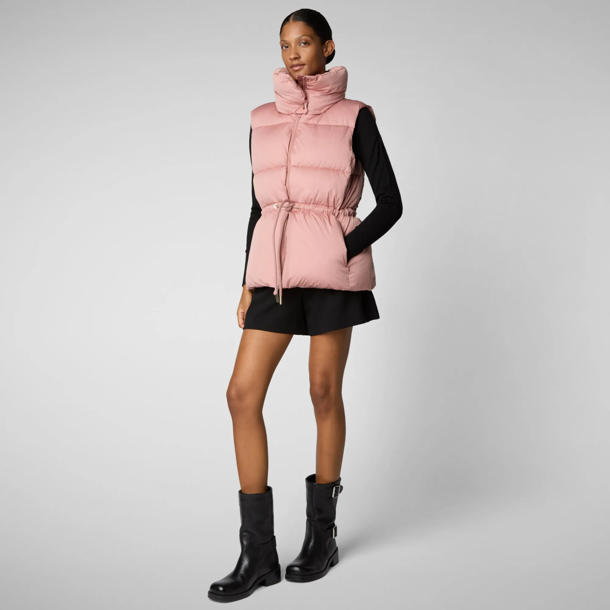 Online Save The Duck Women's vest Ren in MISTY ROSE