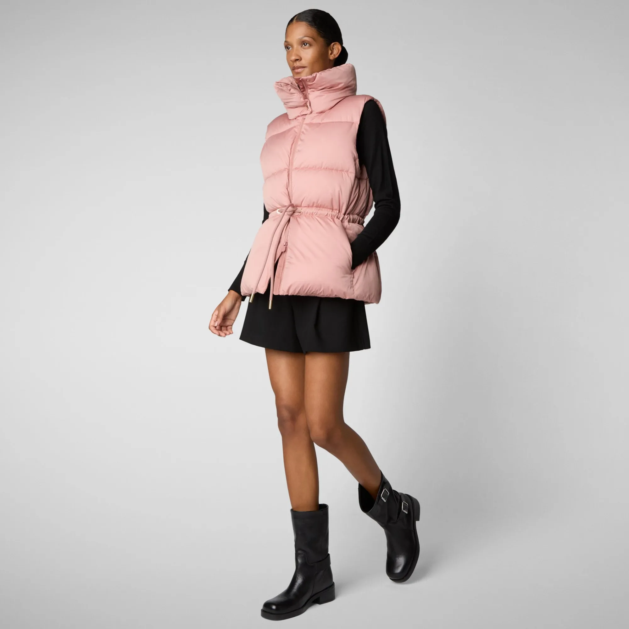 Online Save The Duck Women's vest Ren in MISTY ROSE