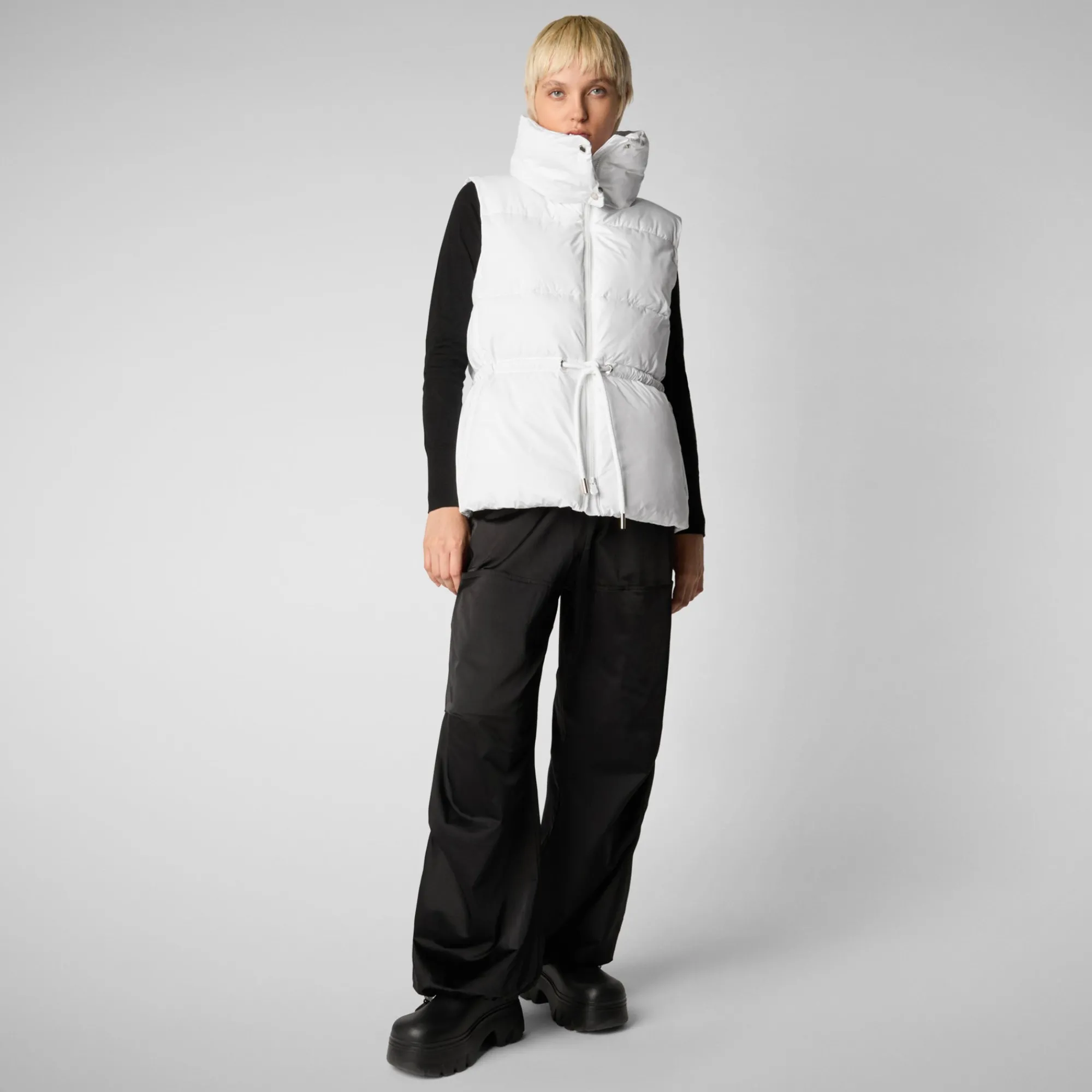 Cheap Save The Duck Women's vest Ren in White
