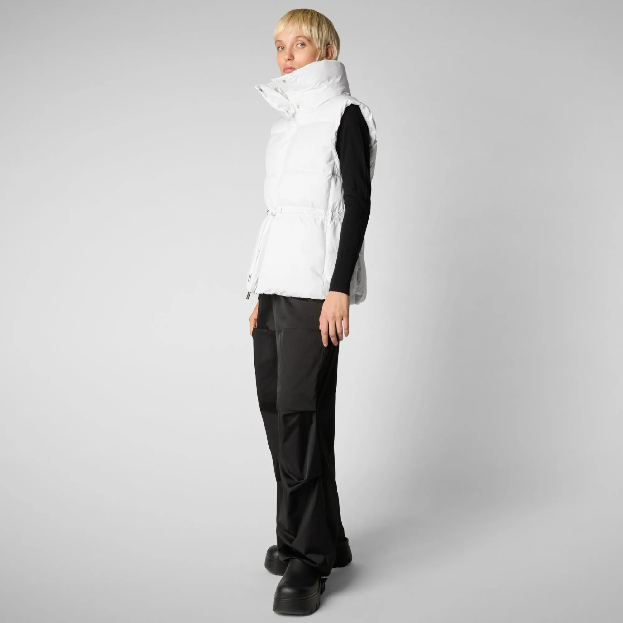 Cheap Save The Duck Women's vest Ren in White